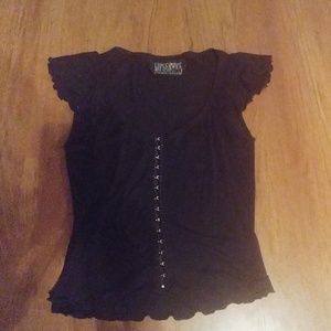 Lip Service Cute Black Top Size Small